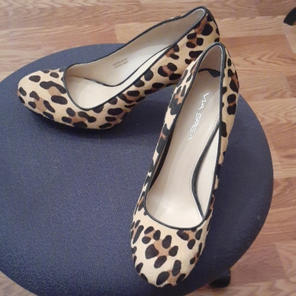 Via Spiga Animal Print Pumps 8.5 M - Picture 2 of 8